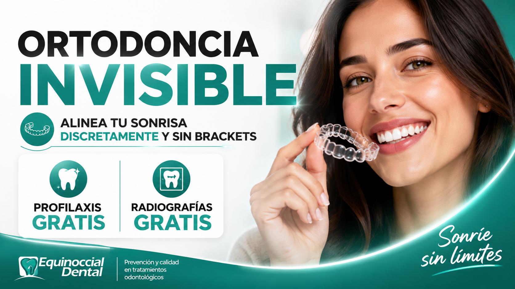 ¡Corrige tu sonrisa sin brackets y con total discreción!